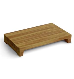 Buffetblokk M 530x325x80mm Eik Heltre - Næringsmiddelgodkjent 